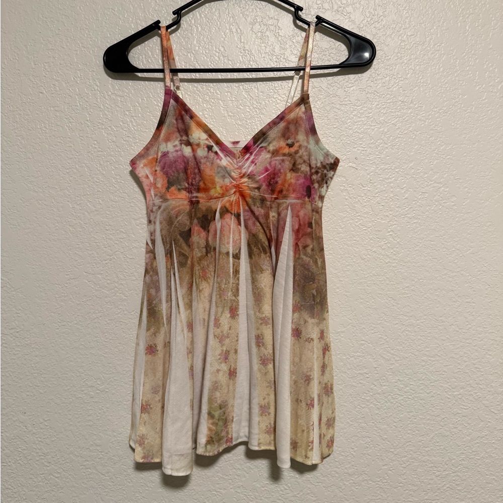 Mudd Multicolor Floral Camisole Top